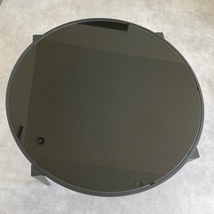 ☆ 桜屋工業 CHERRY ブラック ガラス ローテーブル ☆の画像