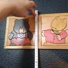 木製パズル2個セットの画像