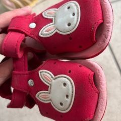 ファミリア　サンダル　うさぎ　14cmの画像
