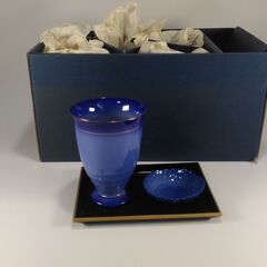 新品！ 台座 小鉢入れ　グラス　5客セット　陶器　食器