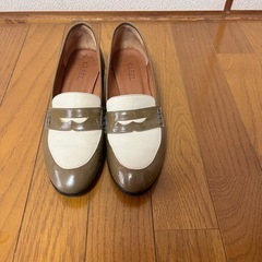 カレラ ローファー バイカラー　