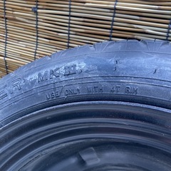 DUNLOP ダンロップ　 テンパータイヤ　
スペアタイヤ　チューブレス　4T RIM の画像