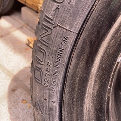 DUNLOP ダンロップ　 テンパータイヤ　
スペアタイヤ　チューブレス　4T RIM の画像