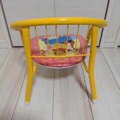 子供用椅子　ぷーさんの画像