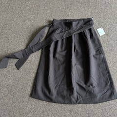 UNIQLO茶色ウールフレアスカート