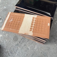 【35枚】内装壁タイルTL68101ブラック75×150×8mmの画像