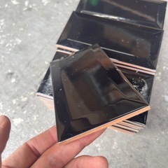 【35枚】内装壁タイルTL68101ブラック75×150×8mmの画像