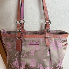 coach馬車柄トートバック