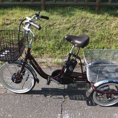 ほぼ未使用！美品！電動アシスト三輪自転車／PELTECH  TD...