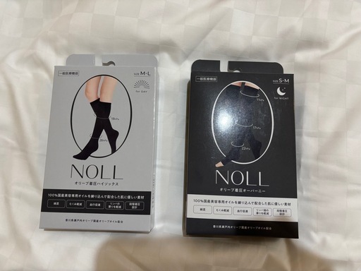 【新品未使用】NOLL 着圧ソックス M-L ブラック