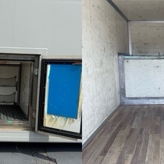 No.918 アルミバン 3t 車 アルミ 箱 バイク 倉庫 トラック コンテナ 米 保管庫 物置 DIYの画像
