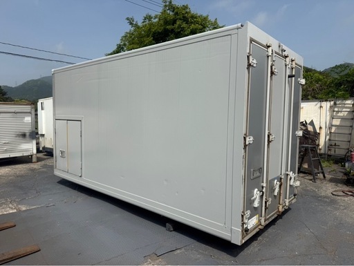 No.918 アルミバン 3t 車 アルミ 箱 バイク 倉庫 トラック コンテナ 米 保管庫 物置 DIY