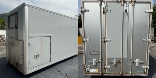 No.918 アルミバン 3t 車 アルミ 箱 バイク 倉庫 トラック コンテナ 米 保管庫 物置 DIY No.918 アルミバン 3t 車 アルミ 箱 バイク 倉庫 トラック コンテナ 米