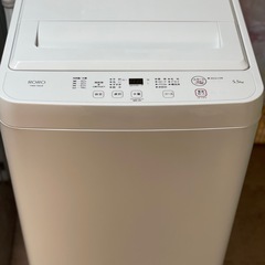 送料・設置込み可　洗濯機　5.5kg ヤマダ　2024年【分解クリーニング済み】
