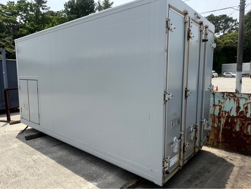 No.919 アルミバン 3t 車  アルミ 箱 バイク 倉庫 トラック コンテナ 米 保管庫 物置 DIY