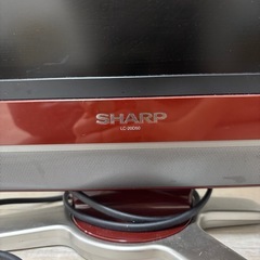 SHARP 液晶テレビ リモコン・アンテナケーブル付きの画像