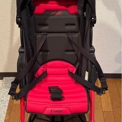コンビ　combi F2ベビーカー　赤　黒