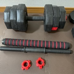 調整可能なダンベル　片手最大10kg