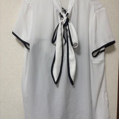 パイピングブラウス　M