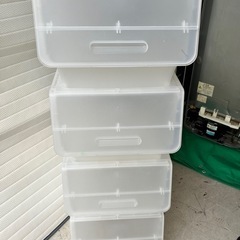 収納ケース4つ‼️整理整頓に使えます