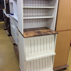 ★ 新品 カントリー フラップ キャビネット 収納家具 木製家具