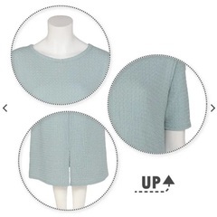 【新品未使用】授乳口付きシャーリングワンピースの画像