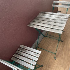 ベランダ用　テーブル　イス