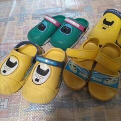 子ども水遊びキッズプラレールサンダルクロックスまとめ売りの画像