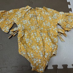キッズ服 花柄 トップス 3点セット　80cmの画像