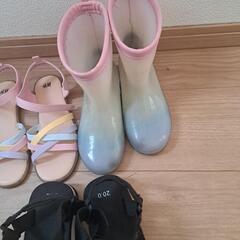 女の子☆20cm☆サンダル☆長靴の画像