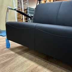 【美品】ソファ　三人掛け　本革　リビング　高級の画像