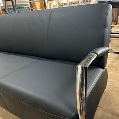 【美品】ソファ　三人掛け　本革　リビング　高級の画像