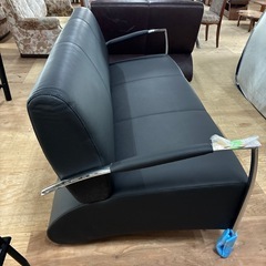 【美品】ソファ　三人掛け　本革　リビング　高級の画像