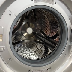 札幌引取り歓迎 美品 24年製 SHARP シャープ ドラム式洗濯乾燥機 ES-S7J-WR 洗濯7kg/乾燥3.5kg 右開きの画像