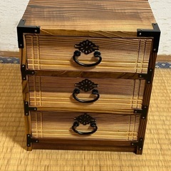 【お引き渡し先が決定致しました】新品！美品！秋田杉細工タンス