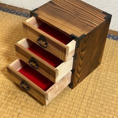 【お引き渡し先が決定致しました】新品！美品！秋田杉細工タンスの画像