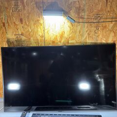 【札幌】三菱　58型液晶テレビ　カンタンサイネージ　壁掛け　DSM-58U9-SL 2021年製 ②の画像