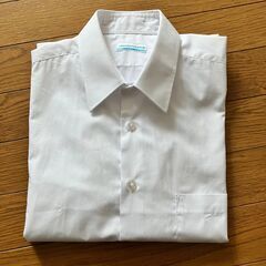 男子スクールYシャツ　半袖　170　形態安定シャツ