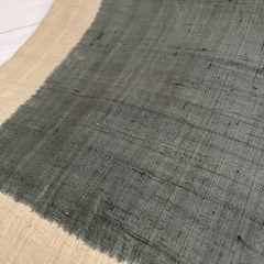 オリーブカラーの名古屋帯の画像