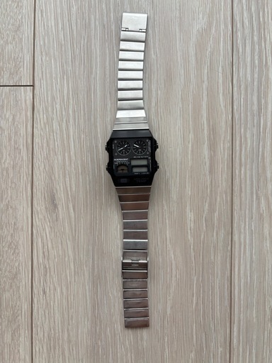 新品未開封】CASIO カシオ デジタル腕時計 ステンレス チープ