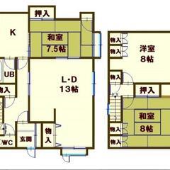 🏡リフォーム済み3LDK戸建て！駐車場1台無料🚗「五稜郭町14番戸建て」南向き・陽当たり良好🌞 - 函館市