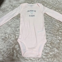＜新品・未使用＞carter's 長袖・半袖ロンパース4枚 靴下2足 80サイズの画像