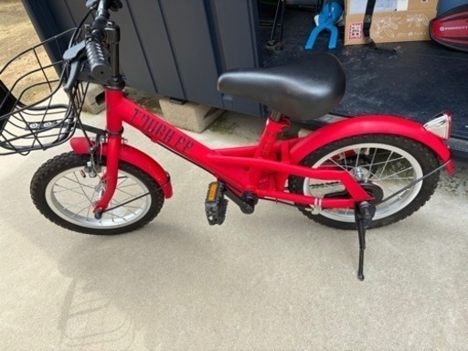 子ども用自転車　14インチ　補助輪なし