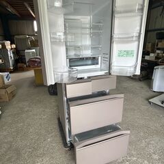 日立 冷蔵庫 R-HW52N 520L 21年製 ノンフロン 観音開き 大容量