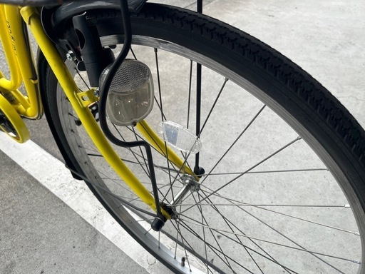 【完売御礼】 【大人用】整備済中古自転車 26型parrydor 黄色 <自転車のオオムラ 静岡店>
