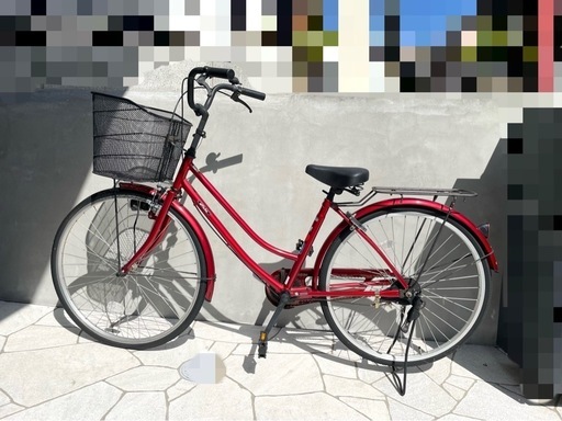 大型カゴ付き自転車