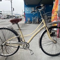  【大人用】整備済中古自転車 ブリヂストン 26型ロココ ベージ...