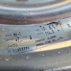 スピードスター マーク1 13インチ4本セット pcd114.3 SSR Mk1の画像