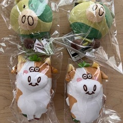 【受け渡し者決定】わさビーフ　ぬいぐるみキーホルダーセットの画像