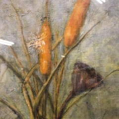 油絵　絵画の画像